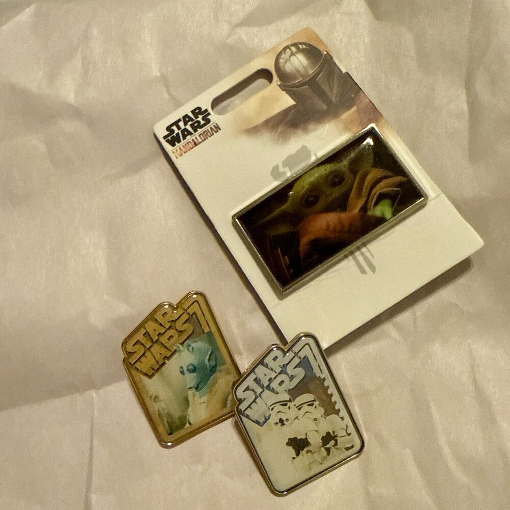 Disney Parks Star Wars Trading Pins (Set of 3)
